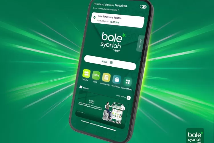 Platform digital Bale Syariah milik Bank Syariah Nasional (BSN). (Instagram/@bankbsn_id)