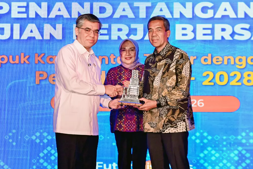 Pupuk Kaltim dan SP KKPKT teken PKB 2026&ndash;2028 untuk perkuat hubungan industrial harmonis dan jamin kesejahteraan karyawan berkelanjutan. (Dok. Pupuk Kaltim)
