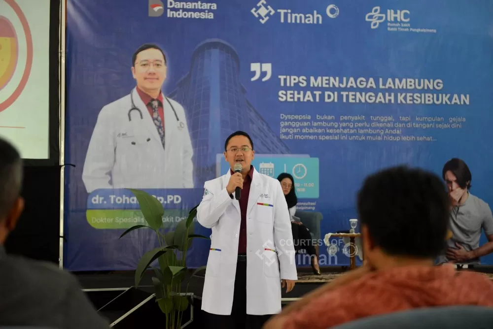 Edukasi kesehatan bantu karyawan tetap fit di tengah kesibukan.