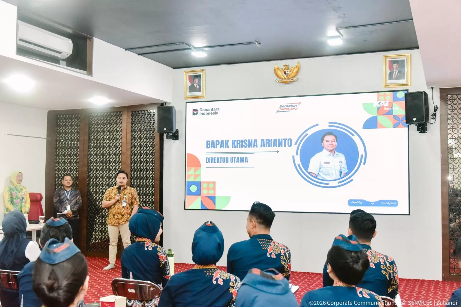 Akan mengikuti ajang The Best Contact Center Indonesia (TBCCI) 2026, KAI Services menggelar seleksi di Auditoriun Kantor Pusat pada Selasa (21/4/2026). (DOK. KAI Services)