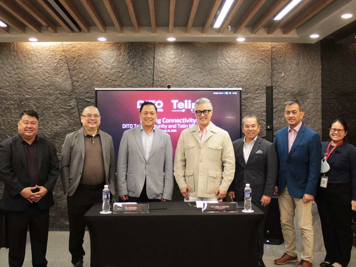 PT Telkom Indonesia (Persero) Tbk (Telkom), menjalin kerja sama strategis dengan perusahaan telekomunikasi Filipina DITO Telecommunity, yang bergerak di bidang multimedia dan teknologi informasi. (Dok. Telkom)