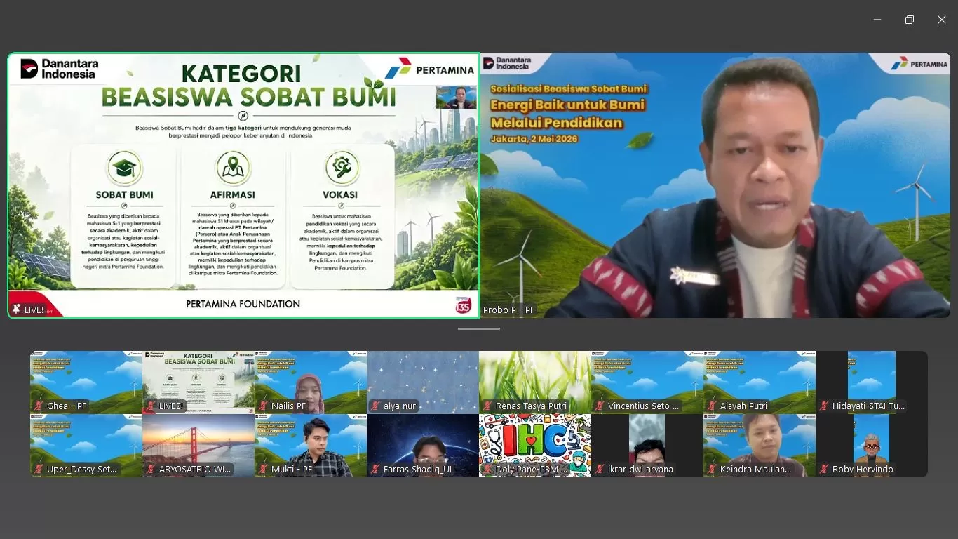 Akses pendidikan yang lebih luas menjadi kunci masa depan. Lewat program ini, Pertamina ikut berkontribusi menyiapkan generasi berkualitas.