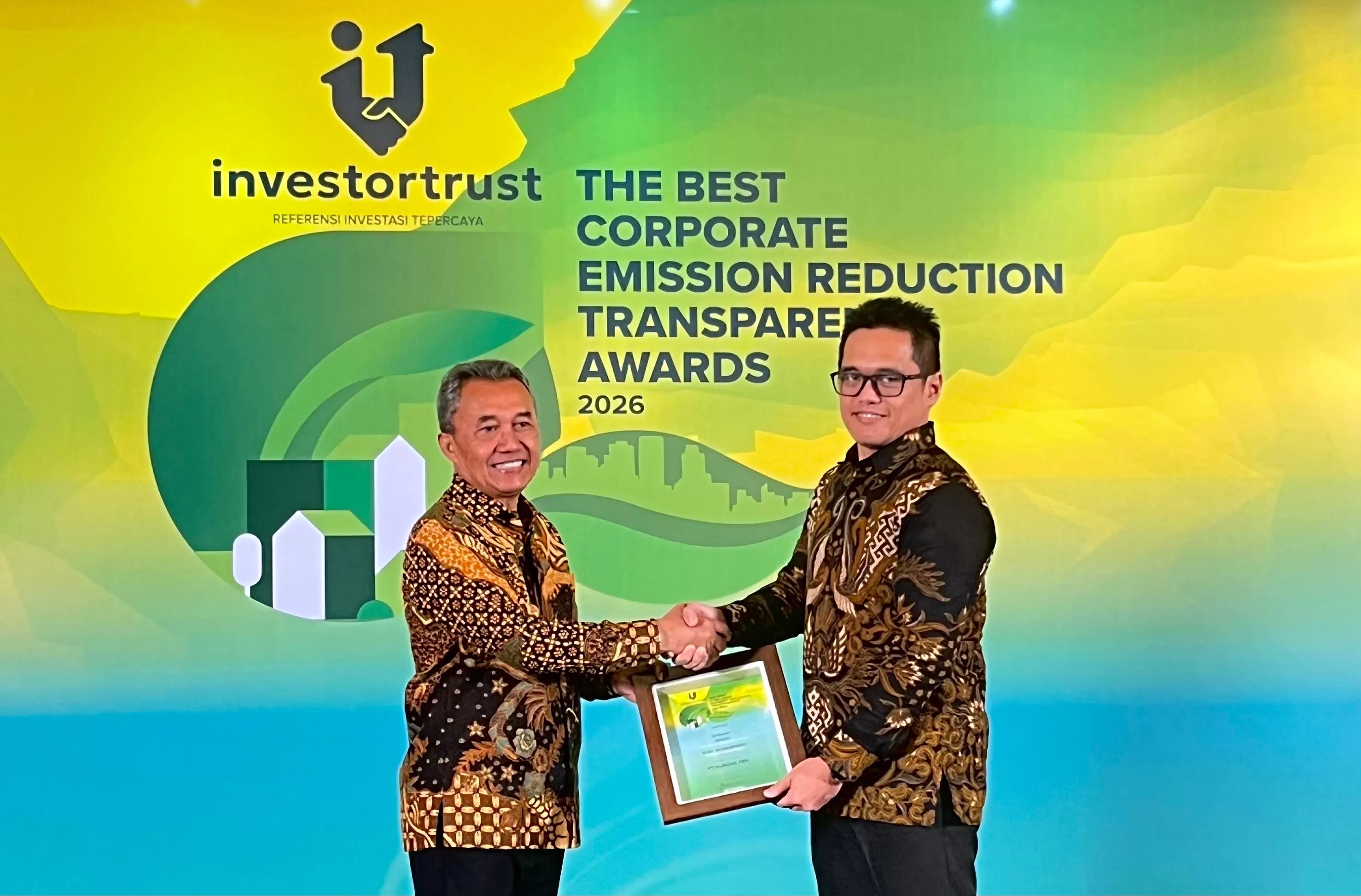 Pengakuan ini menjadi bukti bahwa PT Elnusa Tbk konsisten mengintegrasikan prinsip ESG dalam operasionalnya.