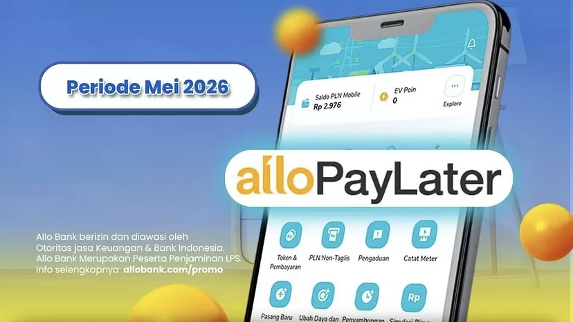 Manfaatkan Allo PayLater dan nikmati cashback hingga 50% untuk setiap transaksi.