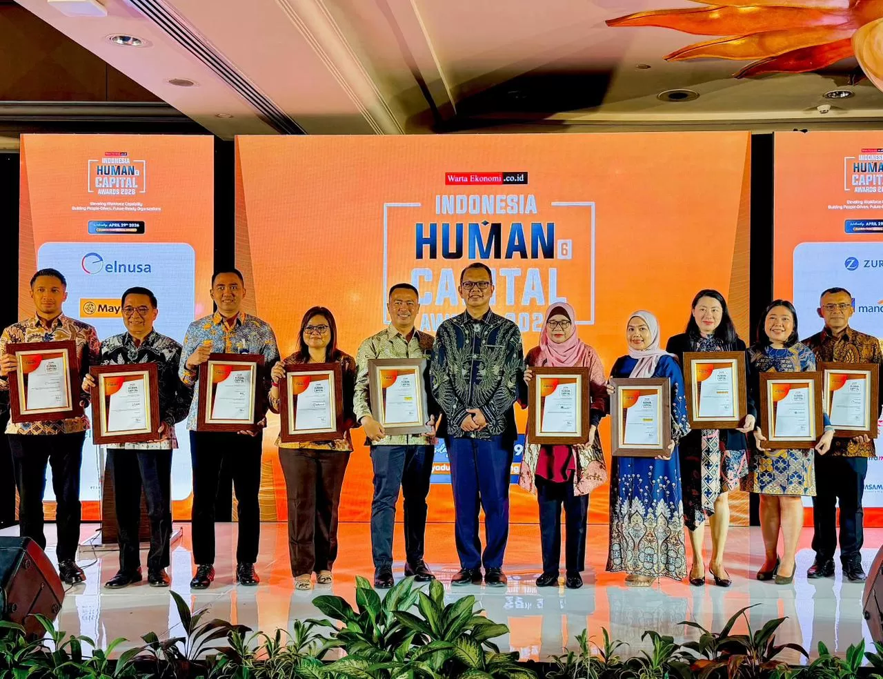 Elnusa Group raih penghargaan Human Capital 2026 berkat komitmen pengembangan SDM unggul, adaptif, dan berdaya saing di industri energi. (Dok. Elnusa)