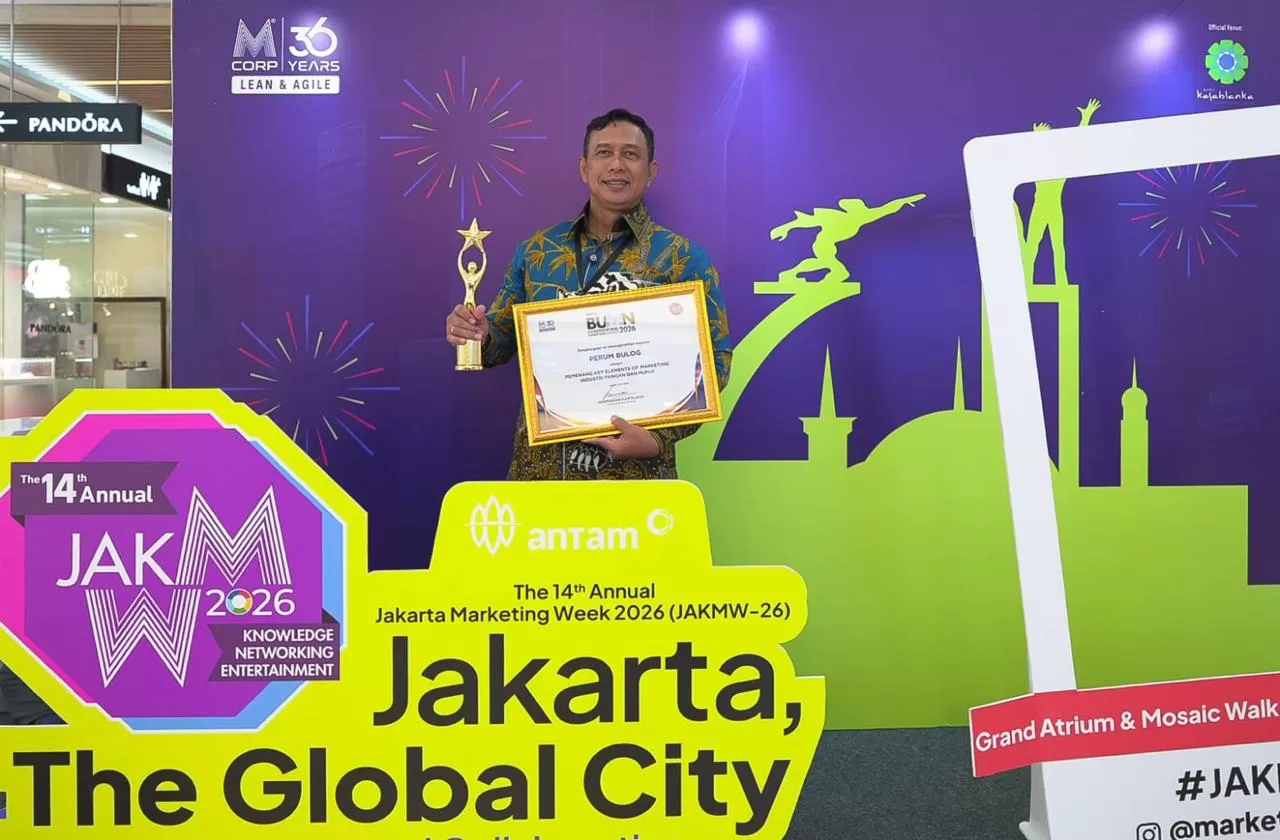 Ajang BUMN Entrepreneurial Marketing Awards memberikan apresiasi kepada BULOG atas pengelolaan brand dan pemasaran perusahaan.