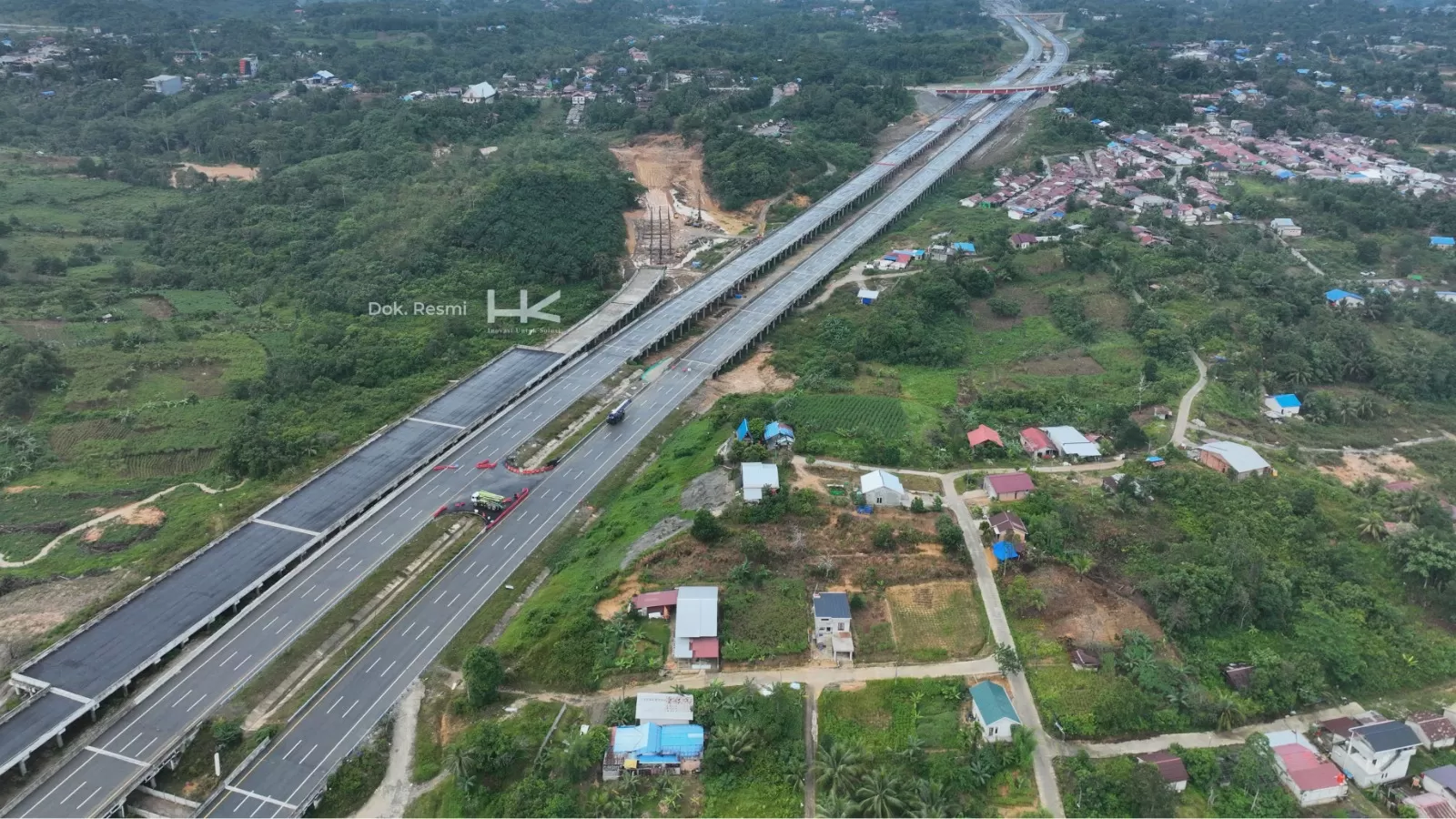 Akses menuju IKN makin cepat berkat progres Tol Seksi 3A-2.
