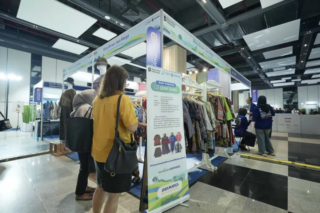Jasa Marga fasilitasi UMKM binaan tampil di Inabuyer B2B2G Expo 2026 untuk memperluas pasar dan memperkuat daya saing usaha lokal. (Dok. Jasa Marga)