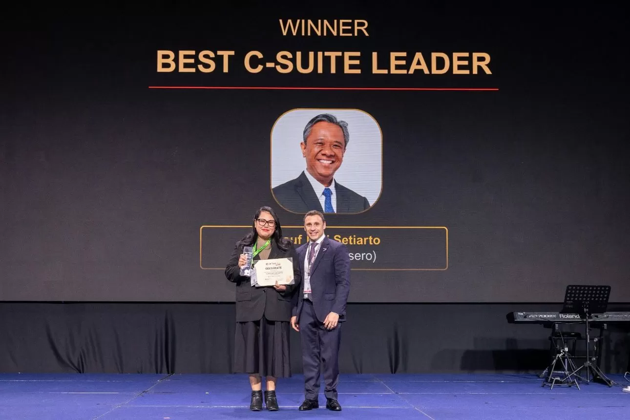PLN memperkuat transformasi human capital adaptif untuk hadapi bisnis global, raih penghargaan internasional di HR Tech Asia 2026 Singapura. (Dok. PLN)