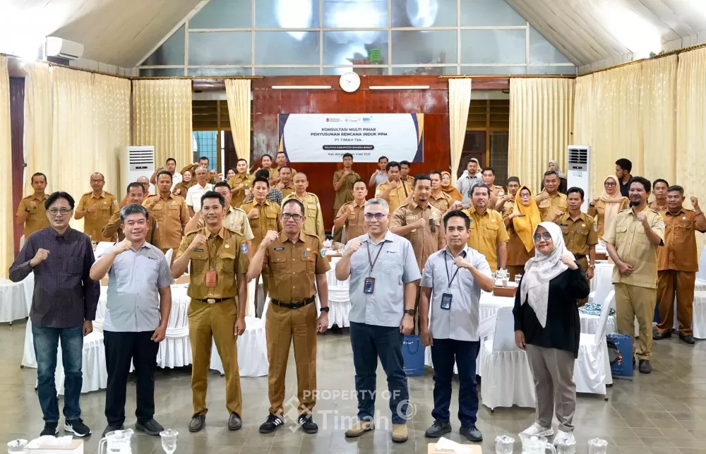 PT TIMAH menggelar FGD pembaruan RIPPM di sejumlah wilayah operasional untuk memperkuat program pemberdayaan masyarakat berkelanjutan. (Dok. PT Timah)