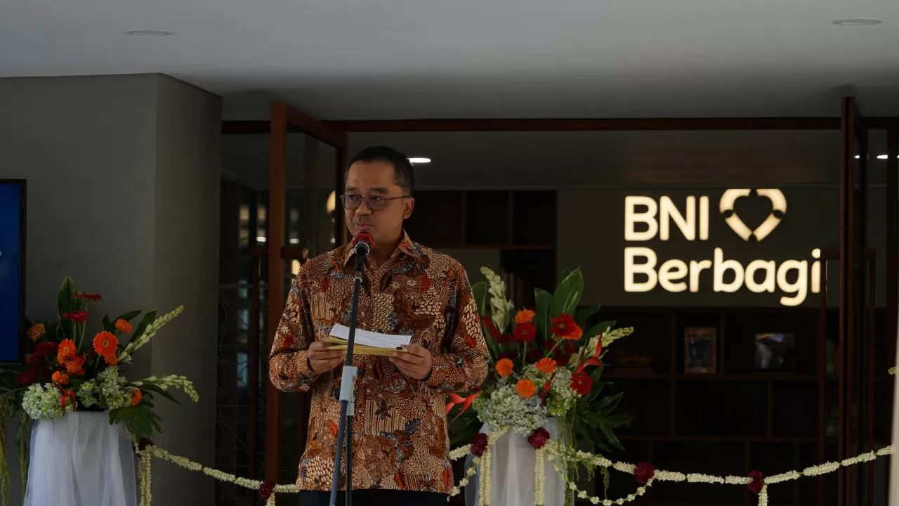 BNI memodernisasi co-working space UGM untuk mendukung pembelajaran, kolaborasi, dan kreativitas mahasiswa di lingkungan kampus. (Dok. BNI)