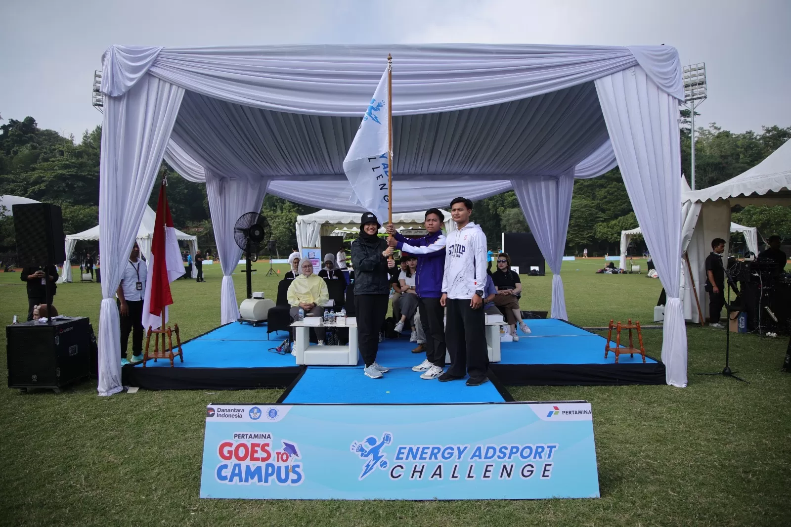 Suasana pembukaan Energy AdSport Challenge, Selasa (19/5) merupakan rangkaian dari program Pertamina Goes to Campus (PGTC 2026).
