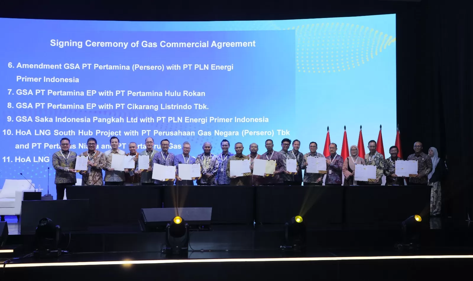 PHR dan Pertamina EP menandatangani perjanjian jual beli gas hingga 30 BBTUD untuk mendukung operasional migas di WK Rokan periode 2026&ndash;2030. (Dok. Pertamina)