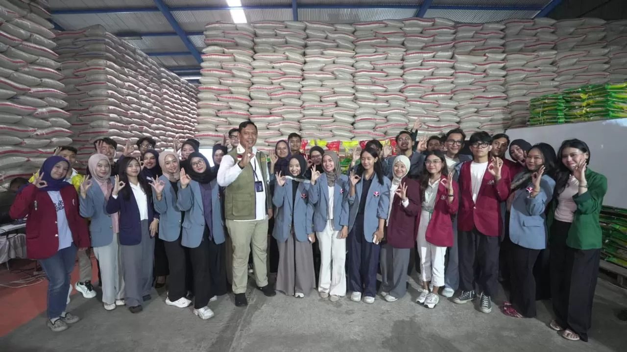 BULOG gandeng mahasiswa se-Bandung untuk memperkuat peran kampus dalam mendukung swasembada pangan berkelanjutan di Indonesia. (Dok. BULOG)