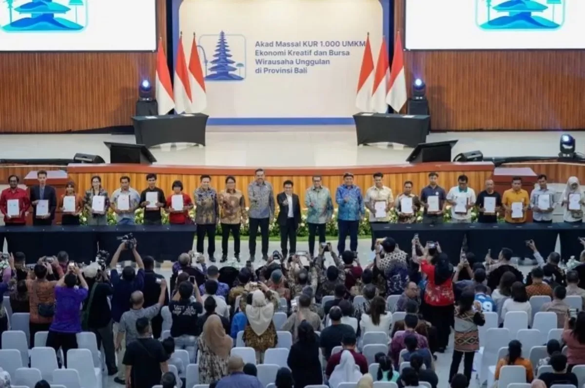 Pemerintah bersama BRI memperluas akses KUR bagi UMKM kreatif di Bali untuk dorong pertumbuhan ekonomi nasional. (Dok. BRI)