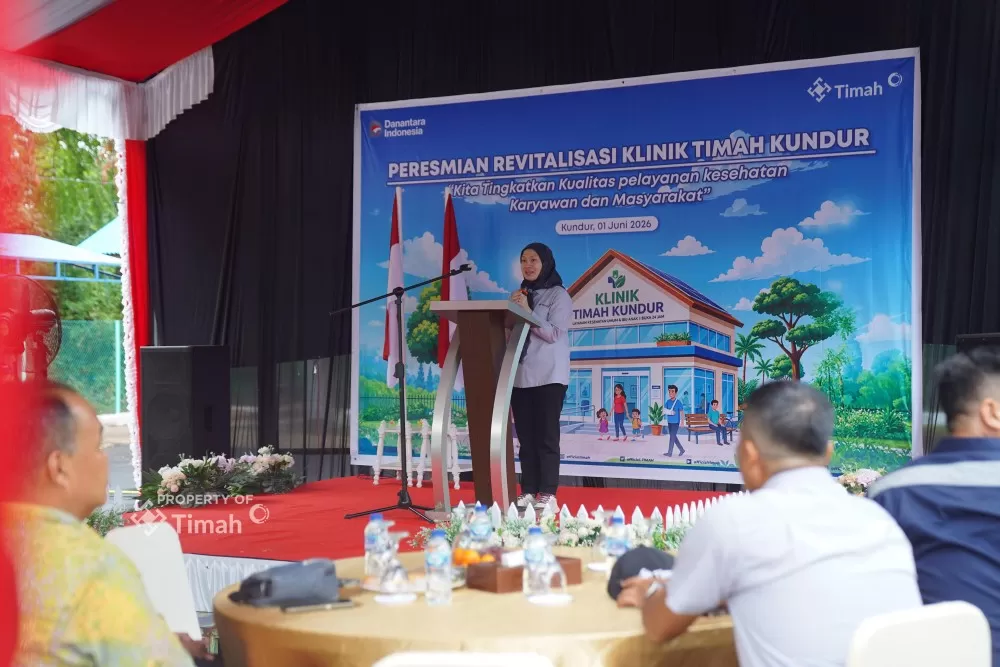 PT TIMAH meresmikan Klinik Timah Kundur yang telah direvitalisasi untuk memperluas akses layanan kesehatan bagi warga Pulau Kundur. (Dok. PT Timah)