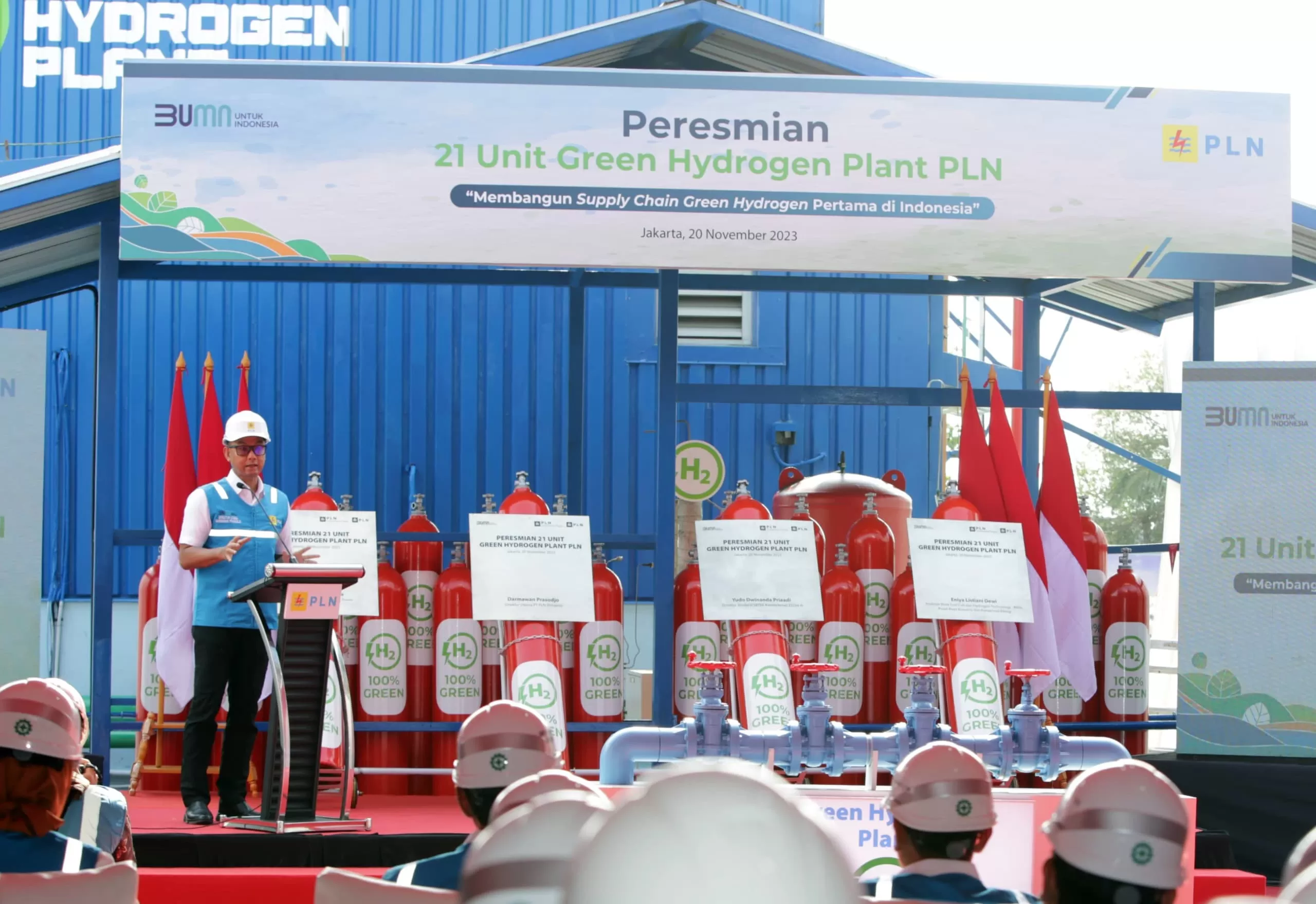 Terbanyak Di Asia Tenggara! PLN Resmikan 21 Unit Green Hydrogen Plant ...