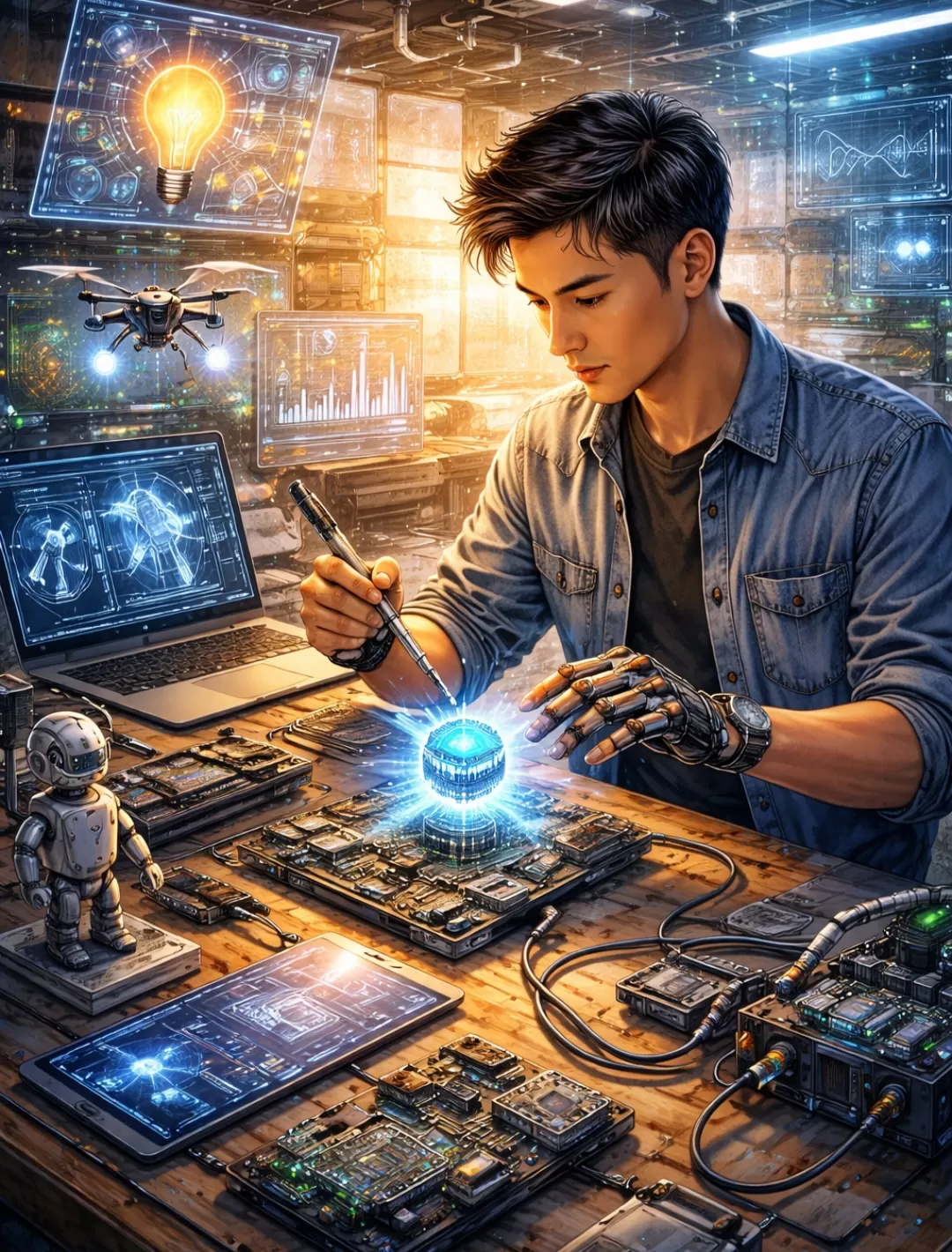 Berkarya dan Berinovasi tanpa batas (Sumber foto: Ilustrasi AI)