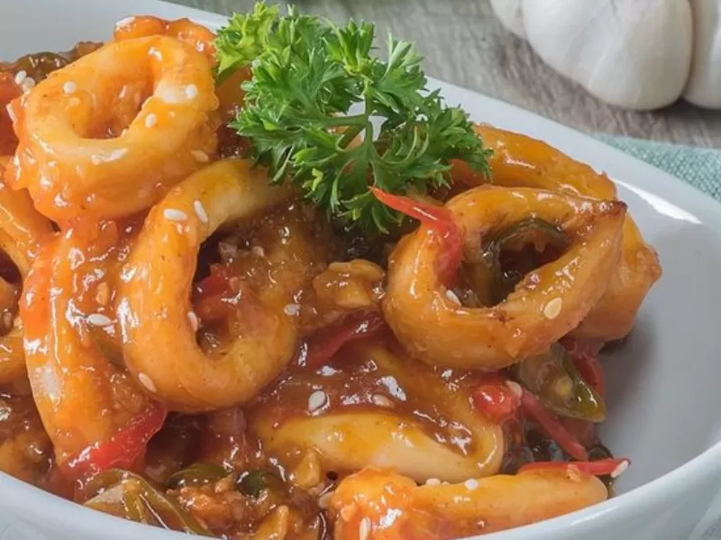 Yuk Bikin Masakan Seafood! Resep Cumi Asam Manis Ala Rumahan Yang Super ...