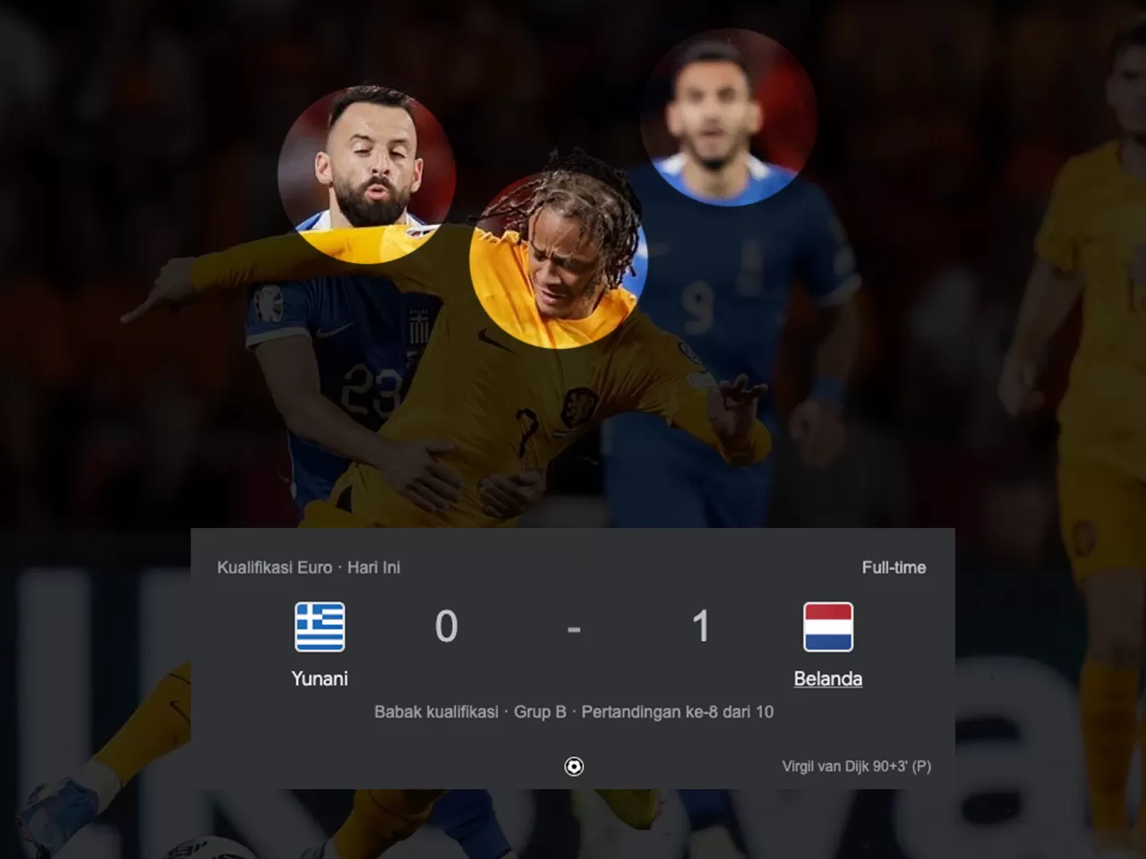 Hasil Yunani Vs Belanda Kualifikasi Euro 4 Grup B: Virgil Van Dijk Jadi ...