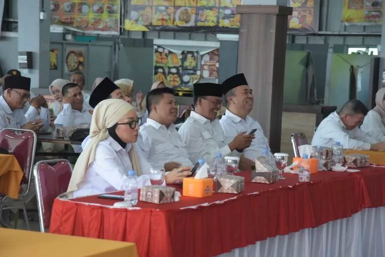 Rakorcab DPC Gerindra Kabupaten Sambas turut dihadiri Bupati Sambas, Satono. (Foto : IST)