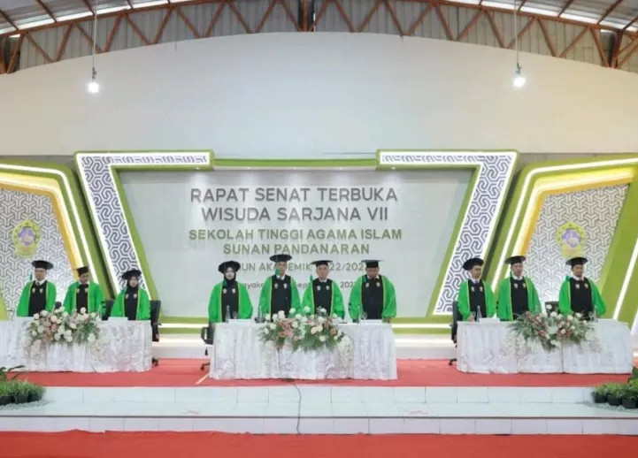 Prosesi wisuda Sarjana VII Staispa Yogyakarta.
