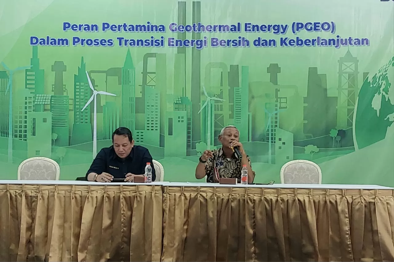 Diskusi bertema 'Transisi Energi Bersih dan Keberlanjutan'.