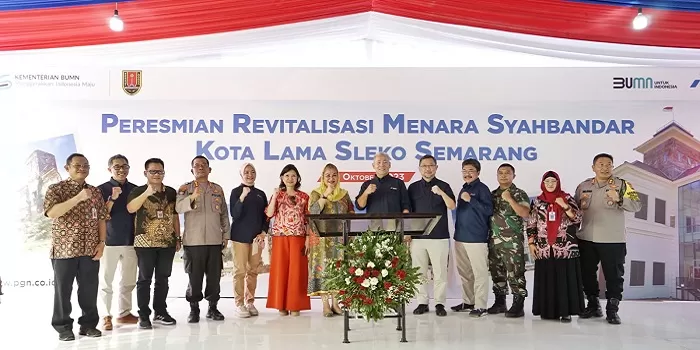  Walikota Semarang - PGN Resmikan Pemugaran Heritage Menara Syahbandar Semarang.