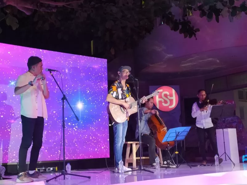 Pementasan musikalisasi Panji Sakti di Festival Sastra Yogyakarta  (Foto: Risbika Putri)