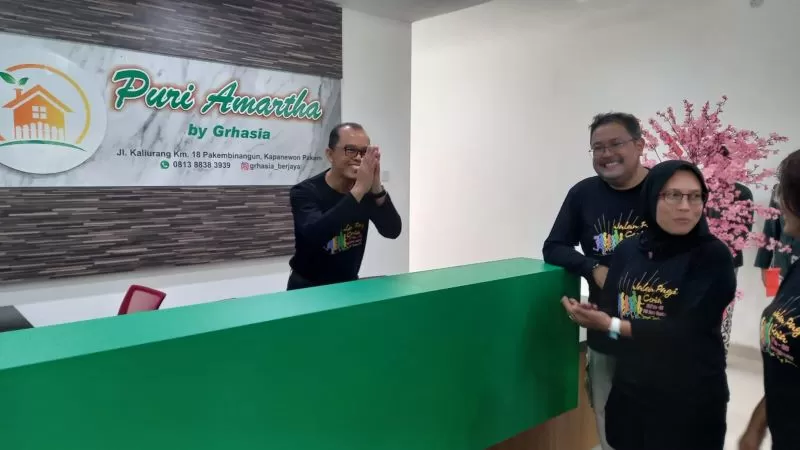 Sekda DIY didampingi Direktur RS Jiwa Grhasia meninjau Puri Amartha. (Foto: Ardhi Wardan)