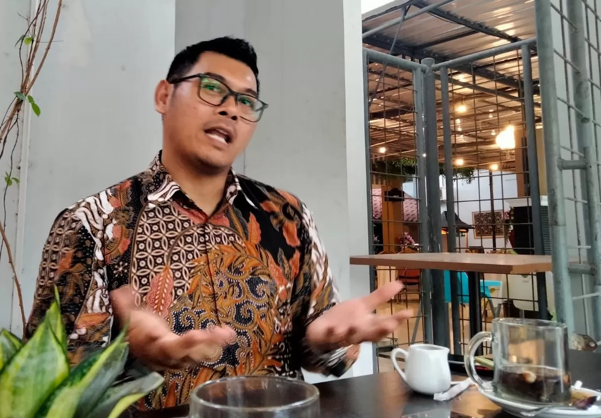 Kepala Wilayah Astra Daihatsu Jateng DIY, Andrianto Saudin, saat berbincang dengan wartawan (Foto : Istimewa)