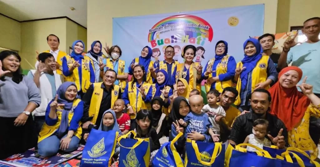 Lions Club Yogyakarta Puspita Mataram gelar bakti sosial di RSPA Buah Hati Sleman  (Foto : Istimewa)