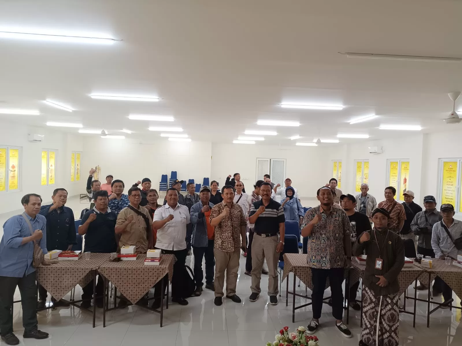 Para peserta dan pembicara Sosialisasi tentang penanggulan bencana oleh BPBD DIY di Hotel Madu Nusantara (Foto Istimewa)