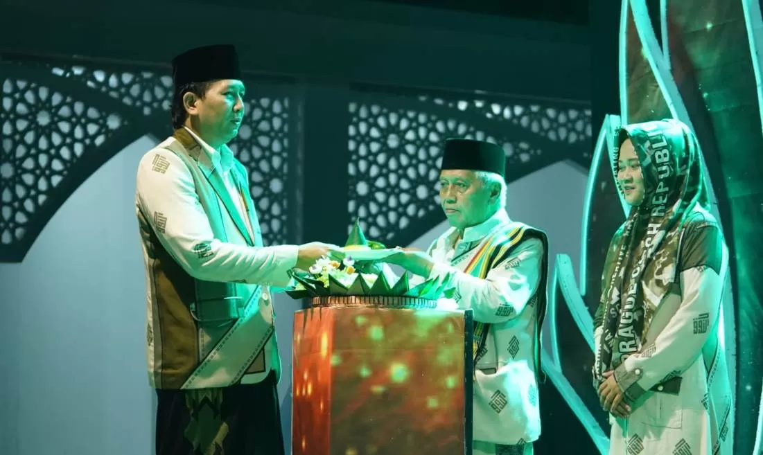  Peresmian gedung SMP/SMK Unggulan An Nawawi Mlilir Desa Jetis, Kecamatan Loano, Purworejo (Foto: Hendri Utomo)