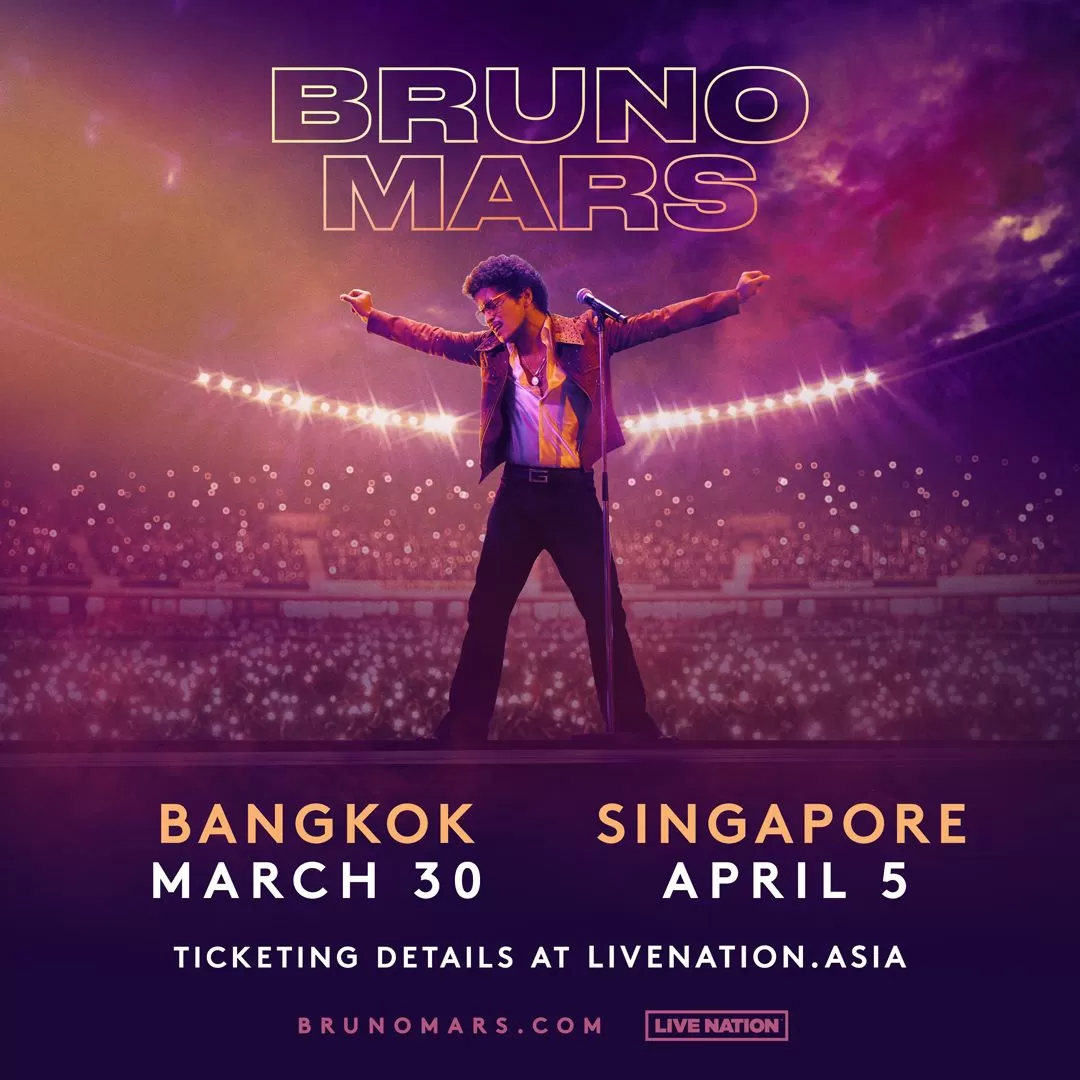 Bruno Mars lawatan ke Asia tenggara, netizen Indonesia dan Malaysia