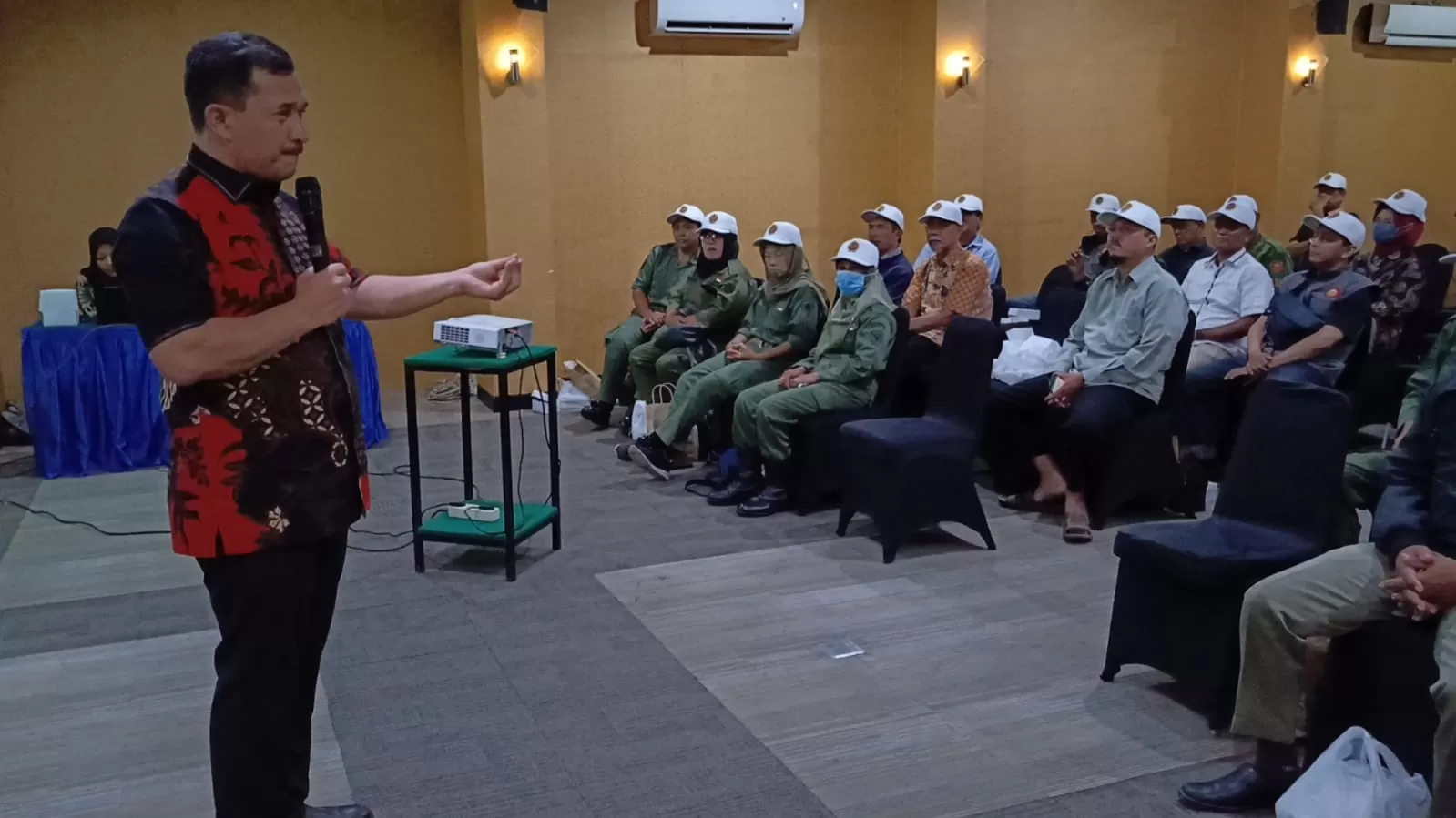 Eko Suwanto ketika menyampaikan pentingnya menjaga keamanan warga dalam menghadapi Pemilu (Foto: Istimewa)