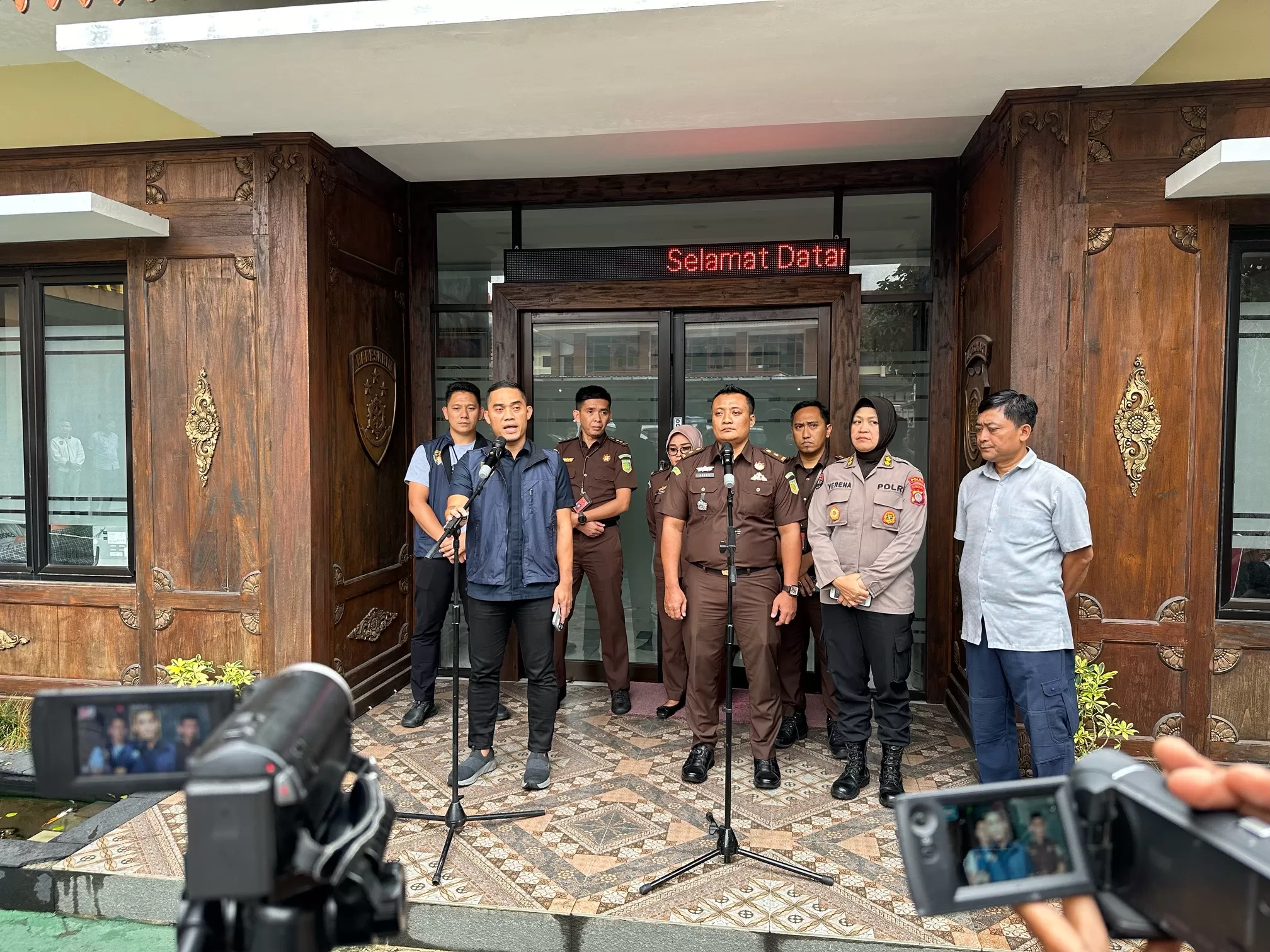 Bareskrim saat beri pernyataan pada media (Istimewa)