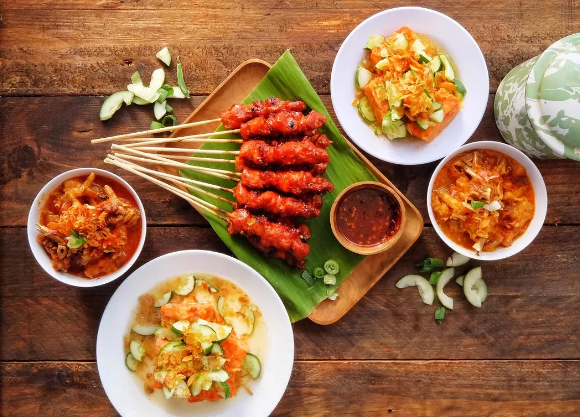 Menu istimewa sate ratu (istimewa)