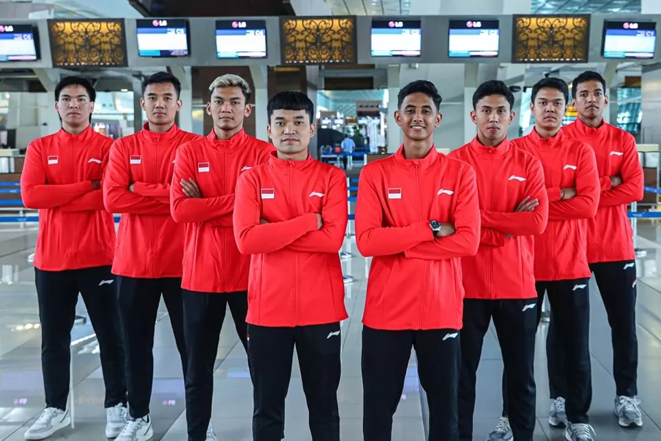 Tim putra Indonesia untuk Badminton Asia Team Championships 2024. (Dok PP PBSI)