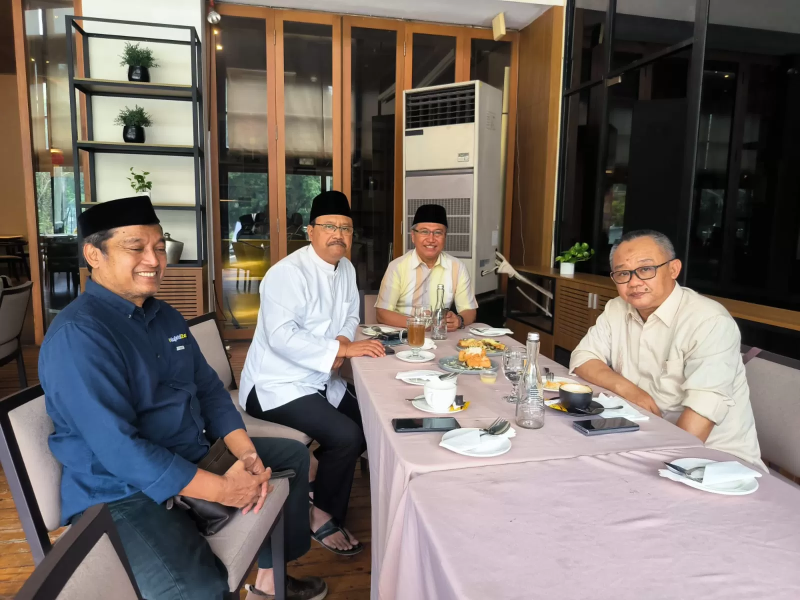 Dua Sekjen PBNU dan Sekum PP Muhammadiyah bertemu jelang pelaksananan Pilpres (Foto: Istimewa)