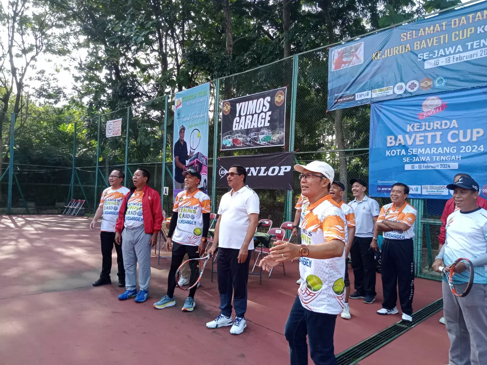 Pj Gubernur Jateng (4 dari kiri) saat membuka kejurda. (Foto Sugeng I)