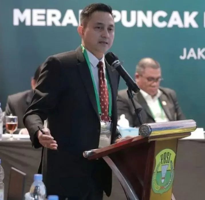  Ricky Soebagdja yang kini menjabat sebagai Kabid Binpres PP PBSI   (Antara/PP PBSI)