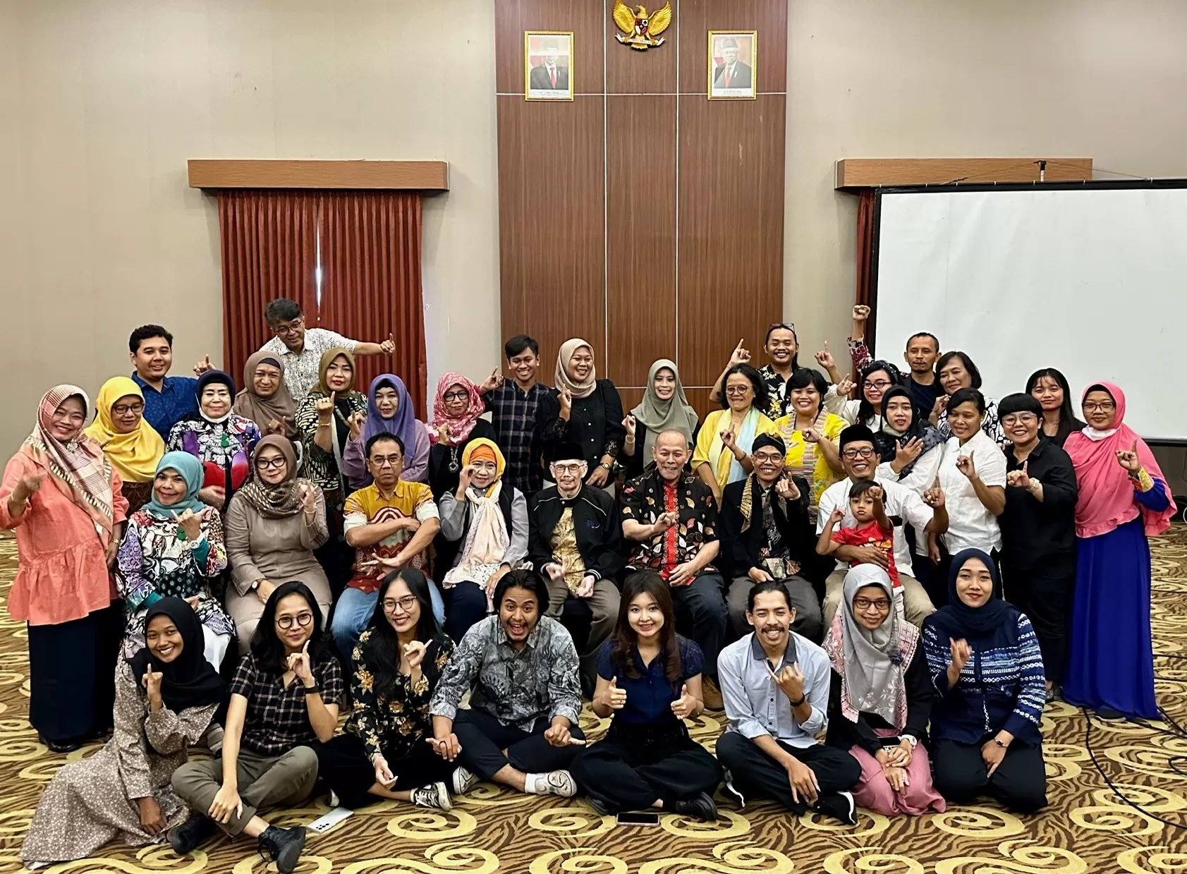 Pengurus PKBI DIY saat berfoto di momen Musda (foto: Harminanto)