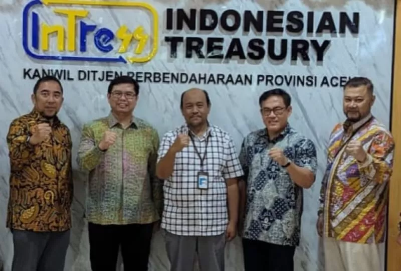 Kunjungan Dirut Bank Muamalat ke Kanwil Ditjen Perbendaharaan Negara Propinsi Aceh (istimewa)