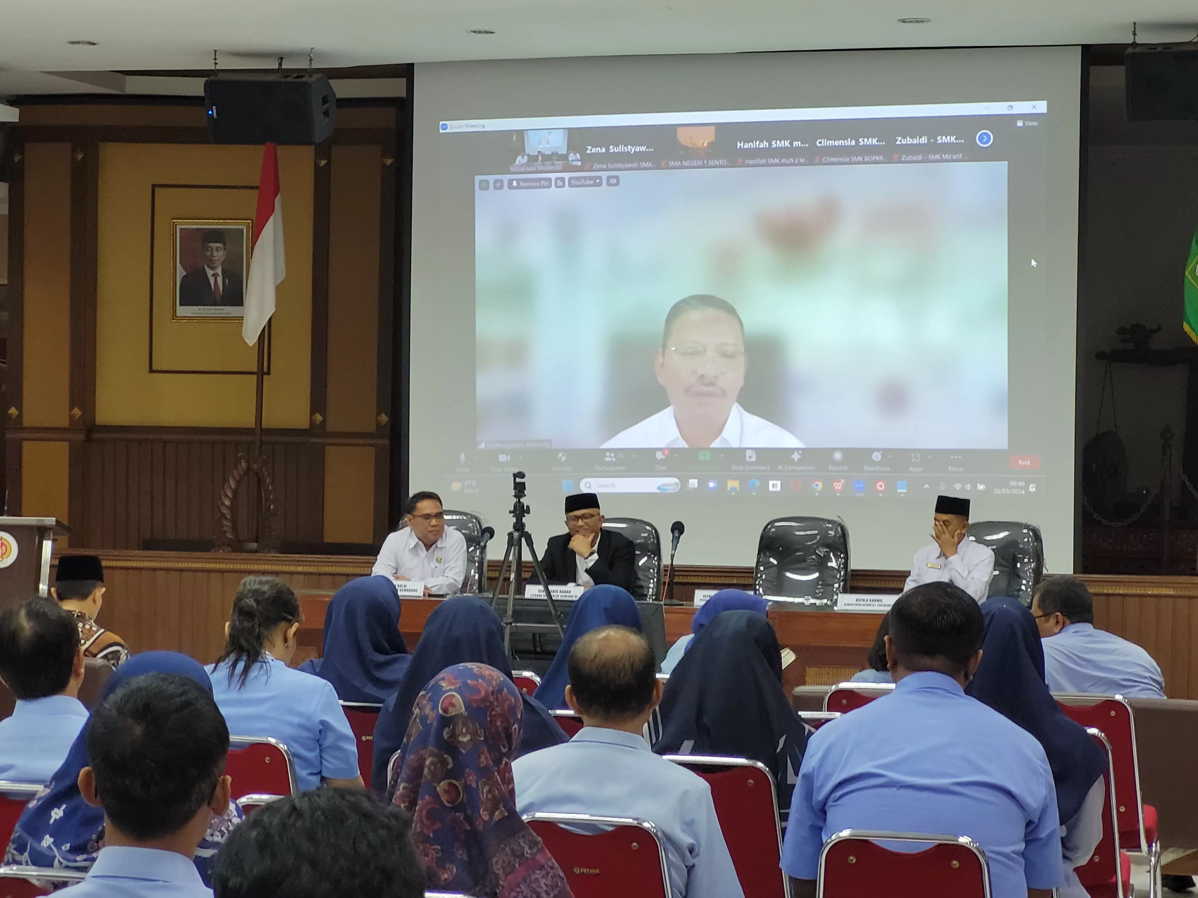 Sosialisasikan penguatan moderasi Beragama kepada guru-guru SMA dan SMK di D.I. Yogyakarta.  (Foto: Istimewa)
