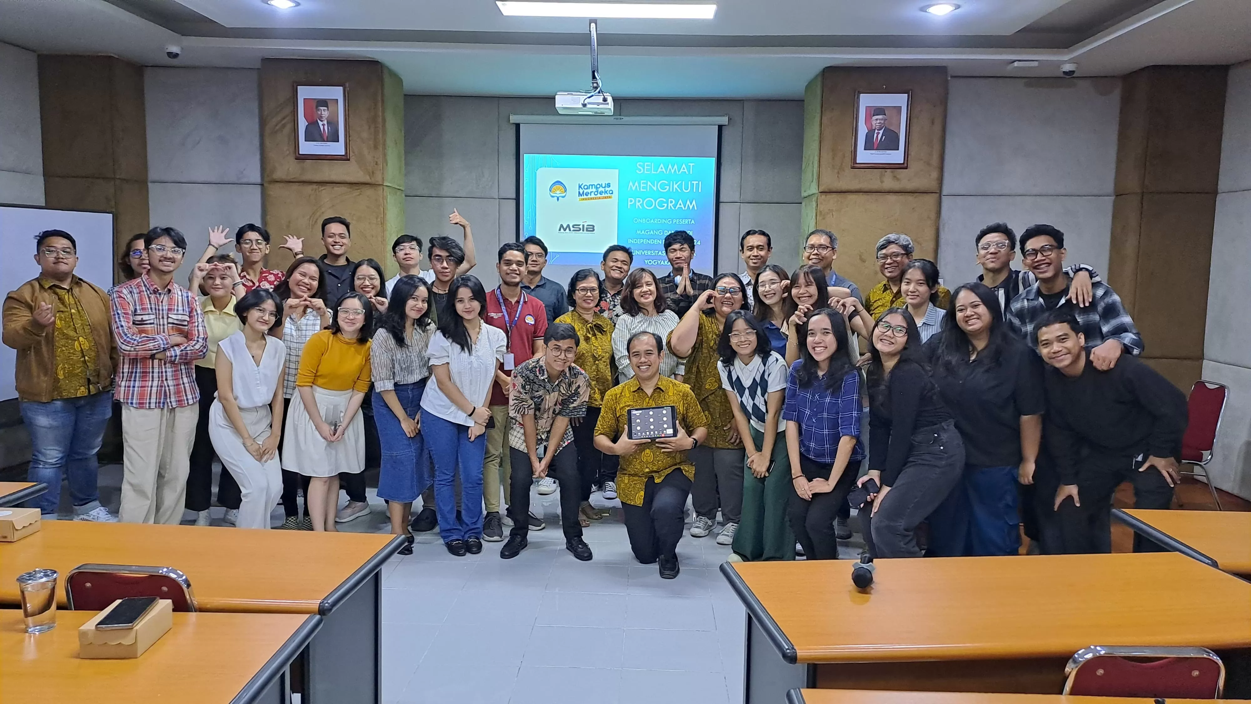 Genap tahun akademik 2023/2024 ini, jumlah mahasiswa peserta MSIB dari UAJY mencapai 140 orang.   (Istimewa)