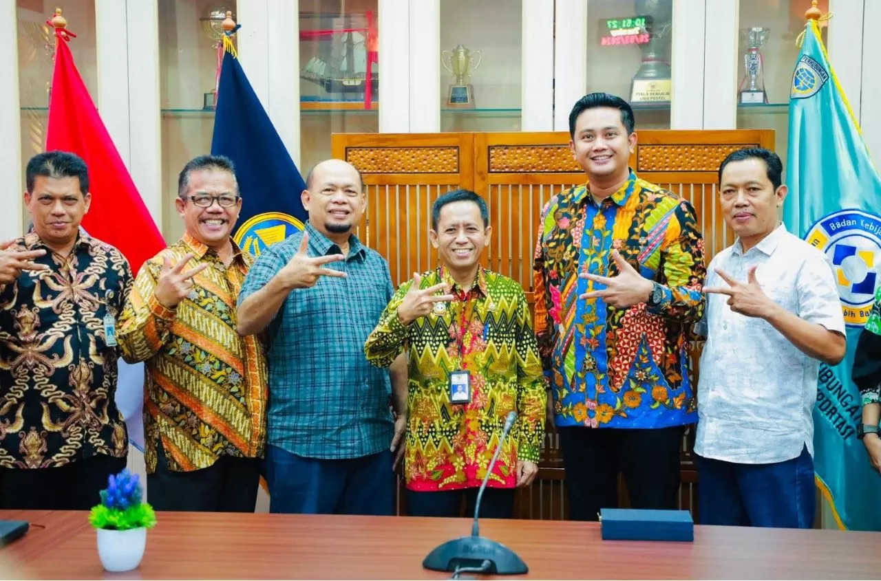 Pimpinan DPRD Klaten kunjungan di Kementerian Perhubungan.     (Foto dokumen DPRD Klaten)