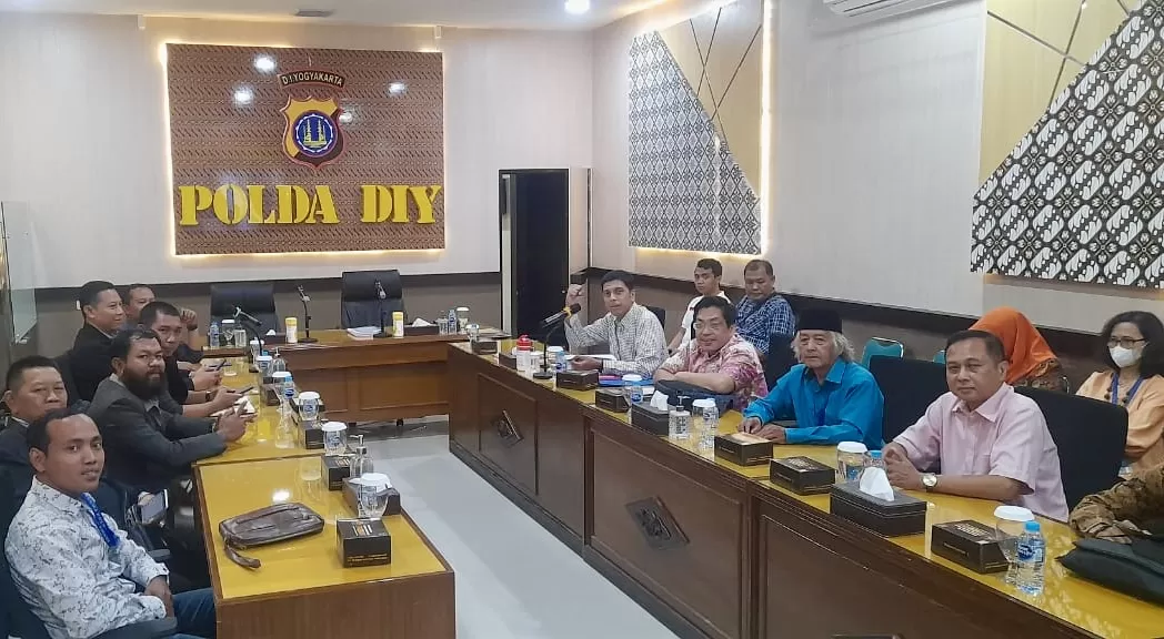 Para korban saat berada di Polda DIY (Istimewa)