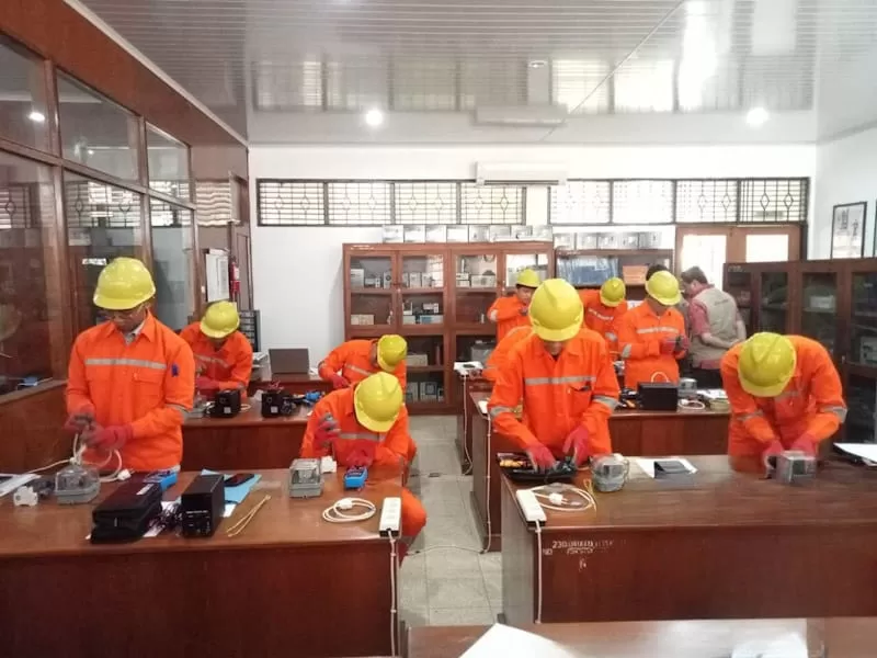 Suasana pelatihan dan sertifikasi