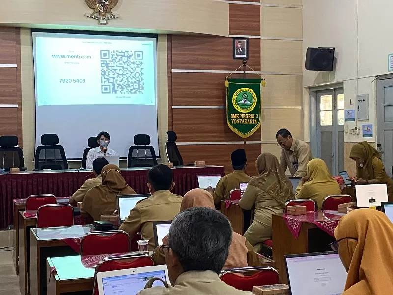 Suasana pelatihan. Foto: Dok Humas SMKN 3 Yogyakarta